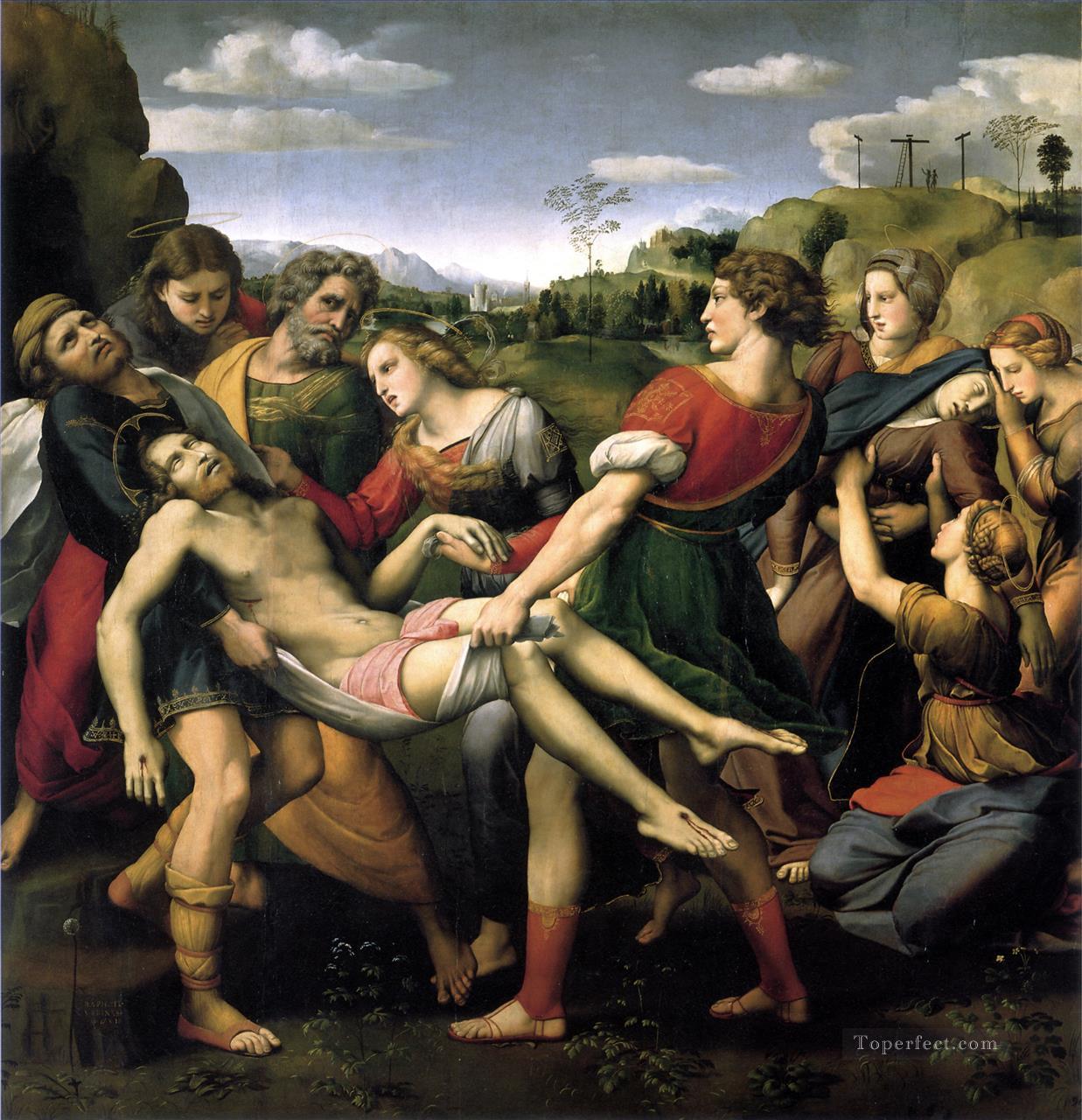 The Entombment Renaissance master Raphael Oil Paintings